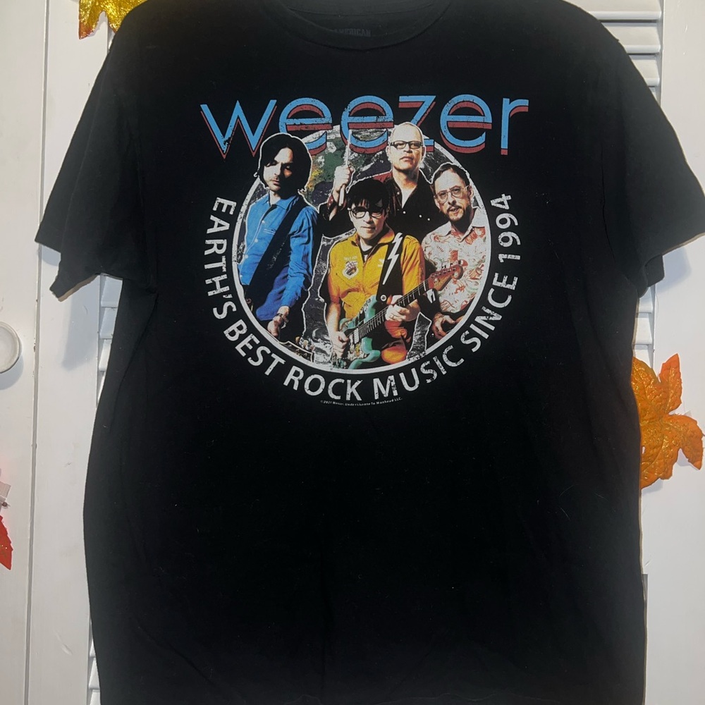 Weezer Earths Best Rock Since 1994 Band Tee